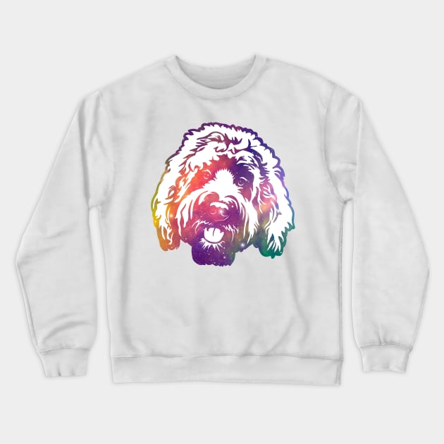 Golden doodle Crewneck Sweatshirt by Haily_brown